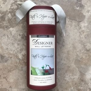 Designer Wall lettering